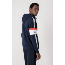 Champion Hoodie with Half-Zip (Cotton Hoodie) American Tape 2022 Navy Blue Men